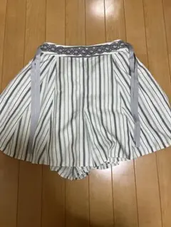 アクシーズファム ストライプ キュロット Mサイズ