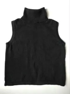 COMME CA ISM 黒 タートルネックニット 子供服