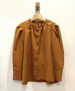 【美品】select MOCAパフスリーブ　長袖シャツブラウス