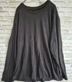 アスレティックワークス 長袖 カットソー 黒 L 美品 ロンT メンズ