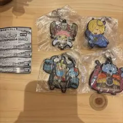 ワンピース　カプセルラバーマスコット エルバフ編 チョッパー　サンジ