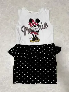 ミニーマウス ノースリーブワンピース