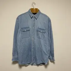 90s Polo Ralph Lauren デニム 長袖 シャツ ラルフローレン