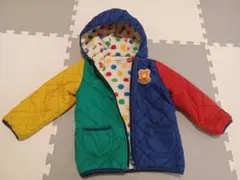 ミキハウス ホットビスケッツ　コート　100　マルチカラー　キッズ　子供
