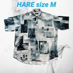 美品 HARE ブラーフォトコラージュシャツ　オフホワイト05のサムネイル