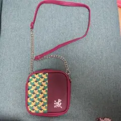 幾何学模様のショルダーバッグ　鬼滅の刃　キメツ