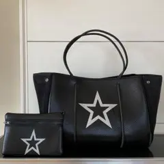 新品 ハワイユニセックス Haute Shore トートバッグ グレー×ホワイト 
