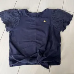 kate Spade ネイビー レースフリル Tシャツ 110のサムネイル