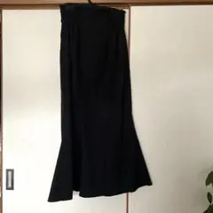 マーメイドスカート 黒 リボン