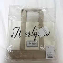 HLT Canvas Mini Tote トートバッグ Herlipto 白 herlipto Canvas Mini Tote トートバッグ White | Mercari