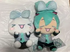 新品未使用 2種 初音ミク×シナモロール Mぬいぐるみ②