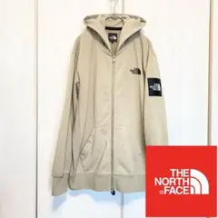 【美品】 The North Face スクエア ロゴ フルジップ パーカー