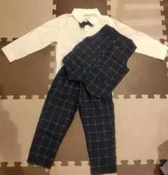 キッズフォーマルスーツ 110cm 蝶ネクタイ付き