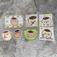 ちいかわ ダイカットステッカー5 くりまんじゅう シール コレクション