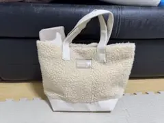 Kippisフェイクファー トートバッグ　ポッチ付き新品