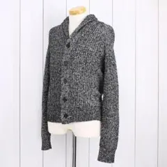 【値下げ】バナナリパブリック　ショールカラー ニットカーディガン　グレー　M