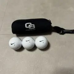 お値下げ！Nike PO LONG ゴルフボール 3個セット➕ゴルフボールケース