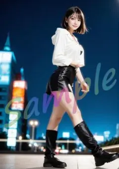 GS176【1点物】 A4ポスター AI 写真 リアル 美女 グラビア 彼女