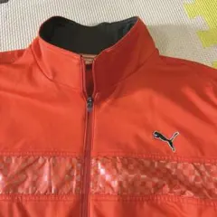 w*d様 新品/身着用 プーマ長袖ハーフジップ オレンジ サイズL