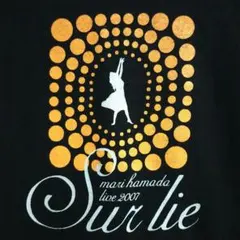 レア　美品 浜田麻里 live 2007 Sur lie Tシャツ 黒 M