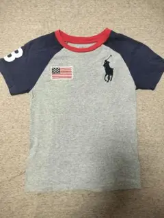 Polo Ralph Lauren Tシャツ 120cm グレー/ネイビー