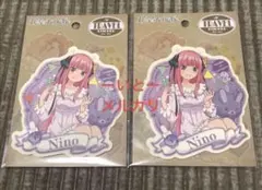 五等分の花嫁　トラベルステッカー　中野二乃　パジャマ（二枚セット）