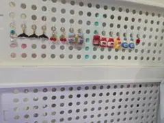 ミニチュア食品デザインのピアス