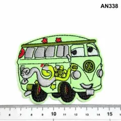 AN338 フィルモア　カーズ　アイロン接着　刺繍ワッペン　パッチ