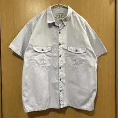 半袖シャツ　アメカジ　ザ　ボックスベアーズ　　M〜L相当　ワークシャツ