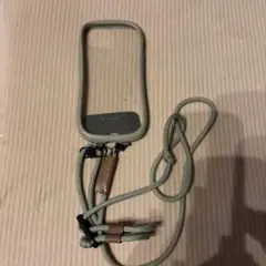 iPhone14 VILAMO ストラップ付きケース グレー