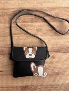フレンチブルドッグ レザーミニショルダーバッグのサムネイル