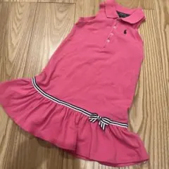 Polo Ralph Lauren ノースリーブワンピース ピンク