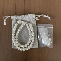 貝パール ネックレス シルバー925 ホワイト