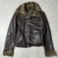 レザー ファーコート