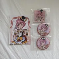 プリパラ まるくじ レオナ 缶バッジ アクリルキーホルダー - メルカリ