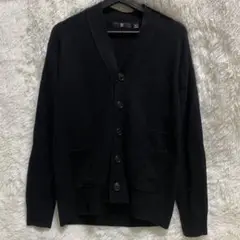 UNIQLO +J プレミアムラムVネックカーディガン　ブラック　Mサイズ