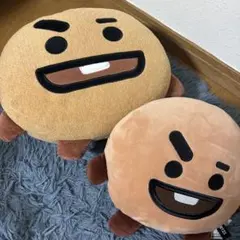 BT21 SHOOKY ぬいぐるみ クッション 2種セット