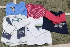 長袖Tシャツ5点セット 80cm