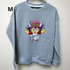 【新品】アラレちゃん プリント スウェット グレー