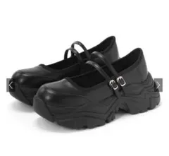 【GRL】厚底ダブルストラップシューズ