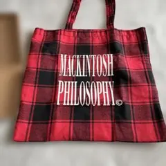 MACKINTOSH PHILOSOPHY チェックトートバッグ