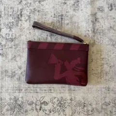 ディズニー ワインレッドポーチ