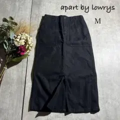 1015 アパートバイローリーズ　デニムスカート【M】　綿100% スリット