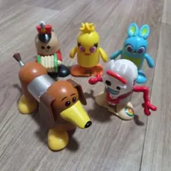 トイストーリー　Shufflerz シャフラーズ　ディズニーストア ゼンマイで歩くフィギュアShufflerz Walking Figureシリーズの