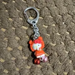 【レトロ】Hello Kitty 北海道限定 カニ ストラップ【レアキティ】