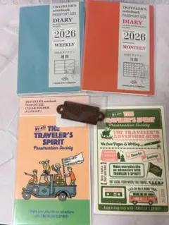 トラベラーズノートパスポートサイズ2026年リフィルセット