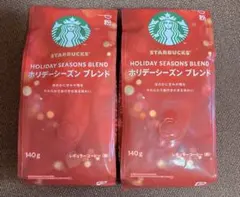 限定販売品☆STARBUCKS ホリデーシーズンブレンド　140g【2袋】のサムネイル