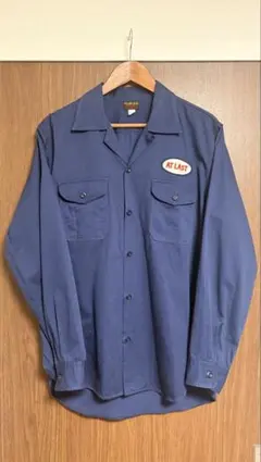 atlast work shirt navyのサムネイル