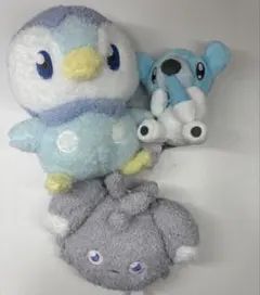 ポケモン ぬいぐるみ ポッチャマ、ニャスパー、クマシュン