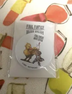 ファミリーマート限定　ファイナルファンタジー　バッソ＆チョコボ　缶バッジ